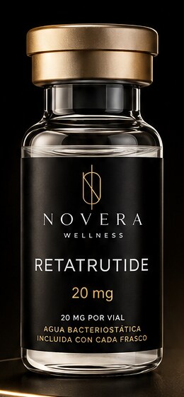 Retatrutide vial by Novera Wellness